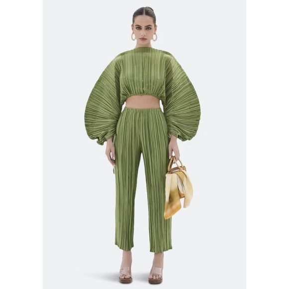 cult gaia Pants - Cult Gaia Stacie Pant Palm Pull on Womens Small New